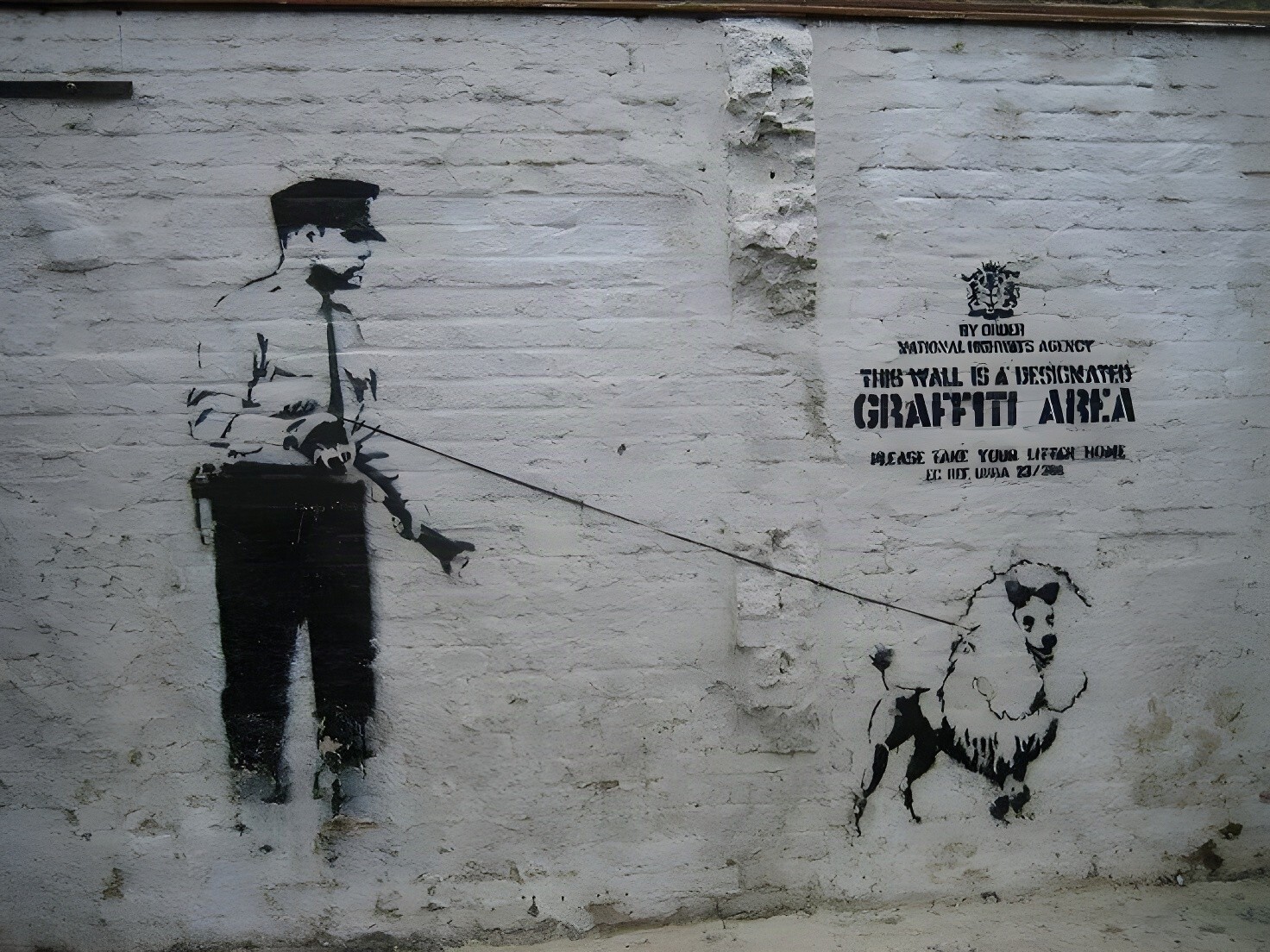 Banksy’s ‘Designated Graffiti Area’