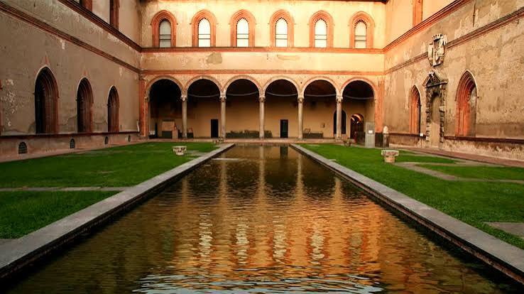Castello Sforzesco – Courtyards