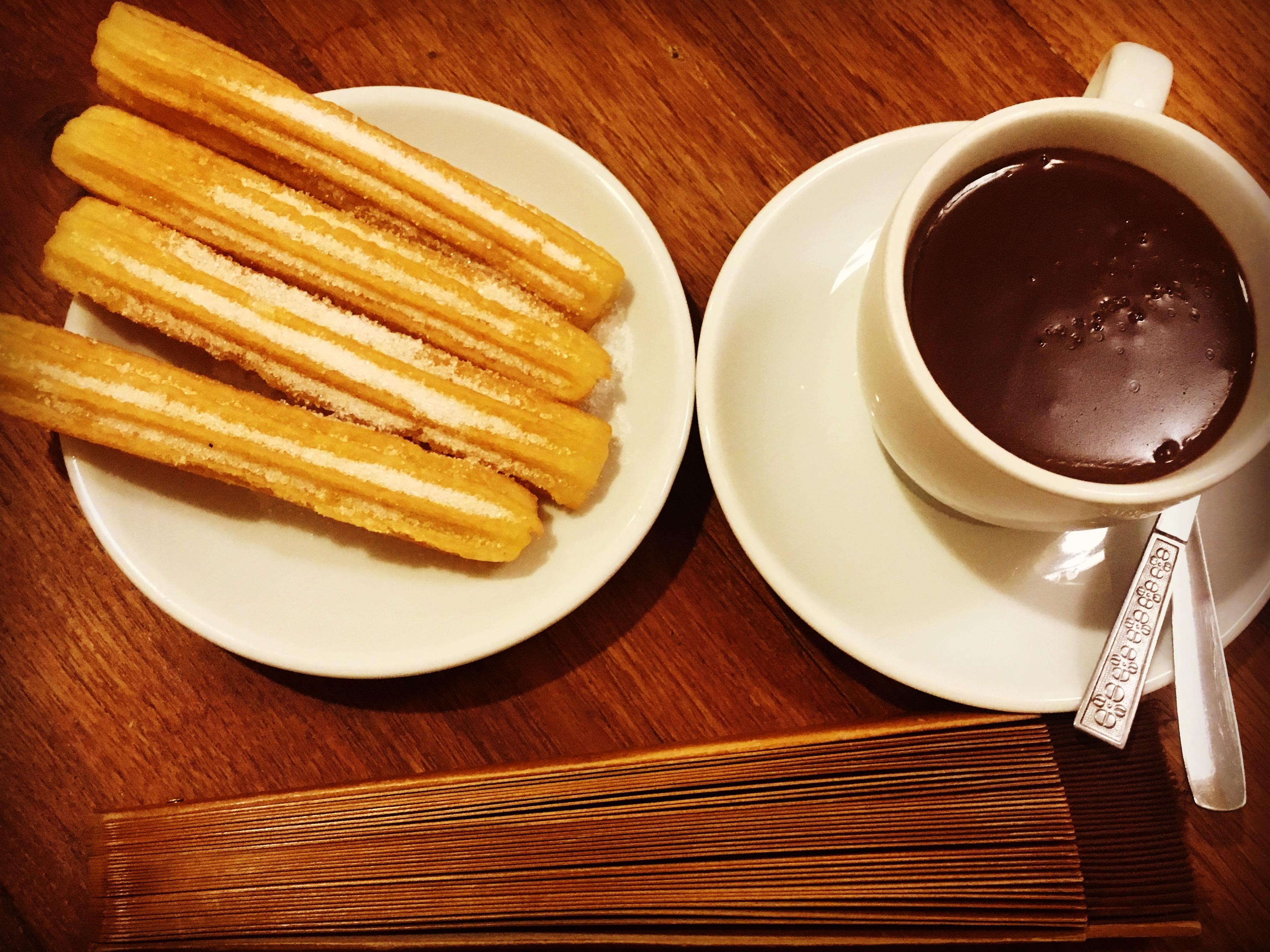 Churros & Hot Chocolate Stop