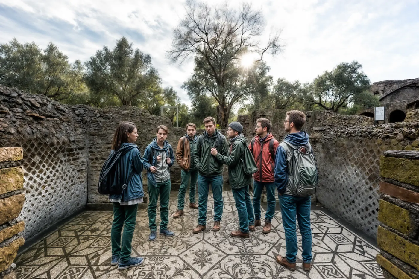 Visite privée à la Villa Adriana depuis Rome en train — photo 4