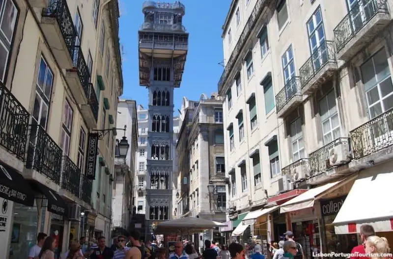 Ascensore di Santa Justa: Un collegamento verticale storico a Lisbona