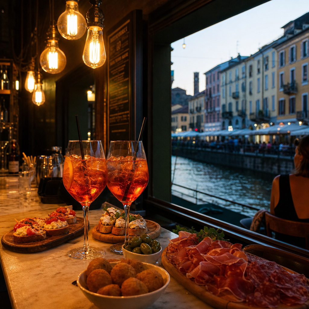 La Culture Culinaire et de l'Aperitivo à Milan : Que Manger, Où, et Pourquoi C'est Important
