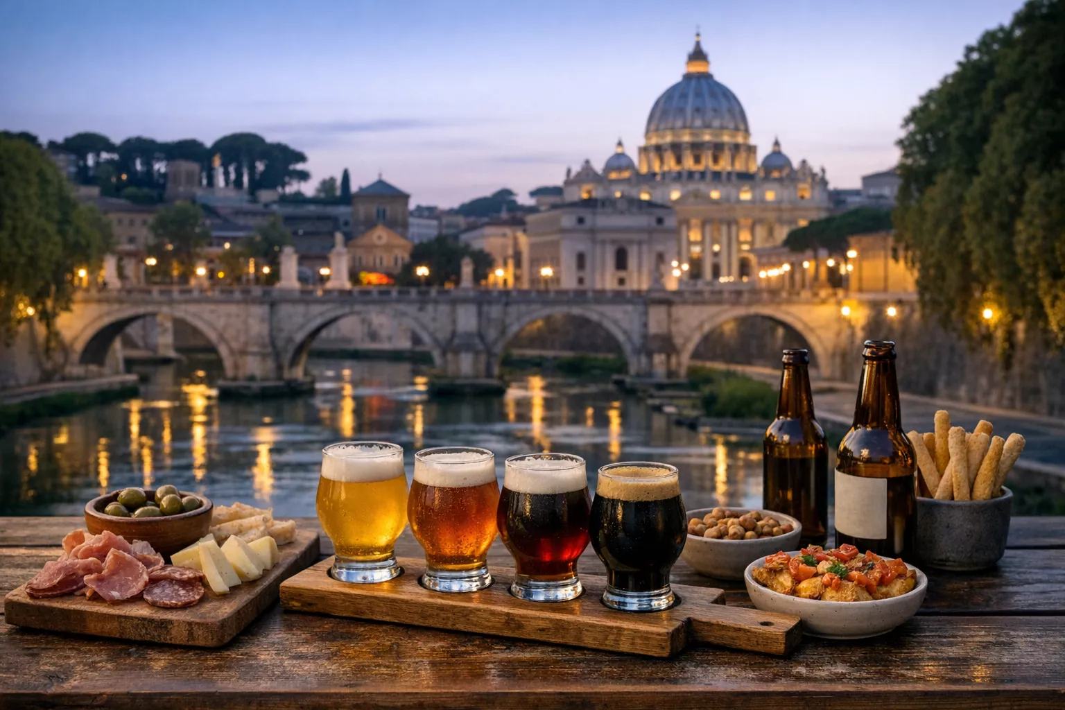 Bebe cerveza artesanal en el Vaticano