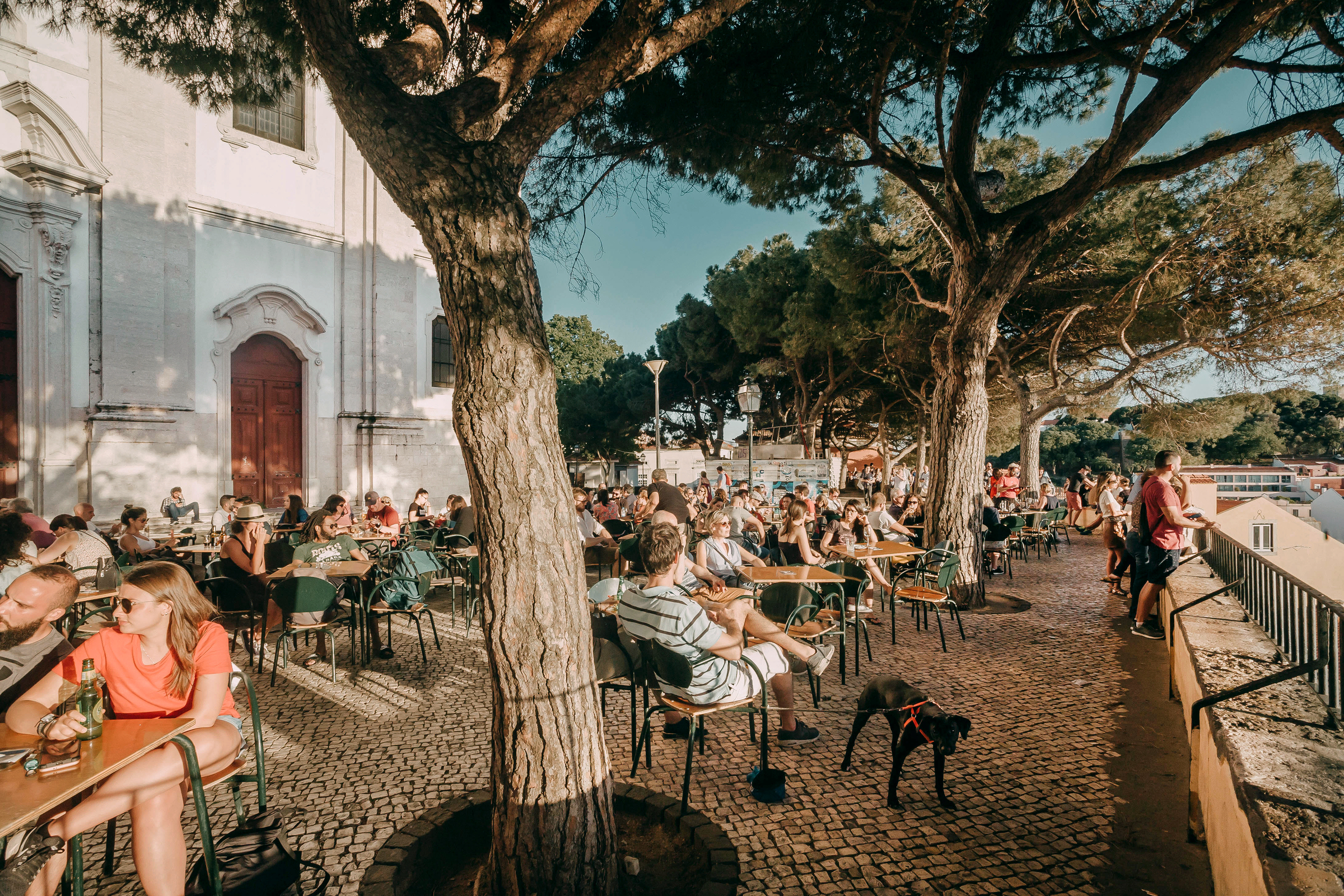 Coffee break on miradouro of Graça